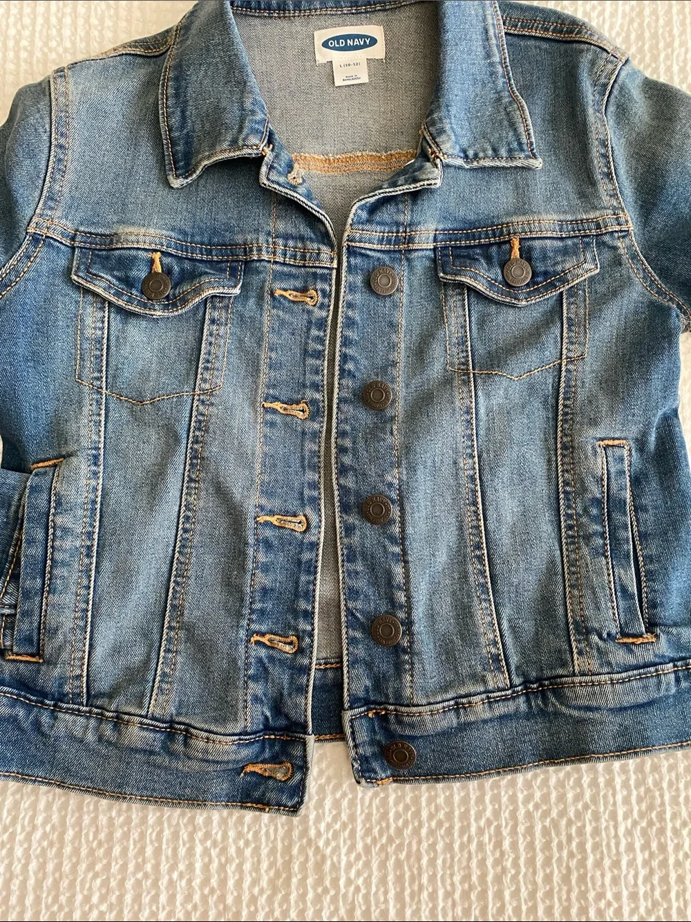 Old Navy Medium Wash Blue Denim Jacket